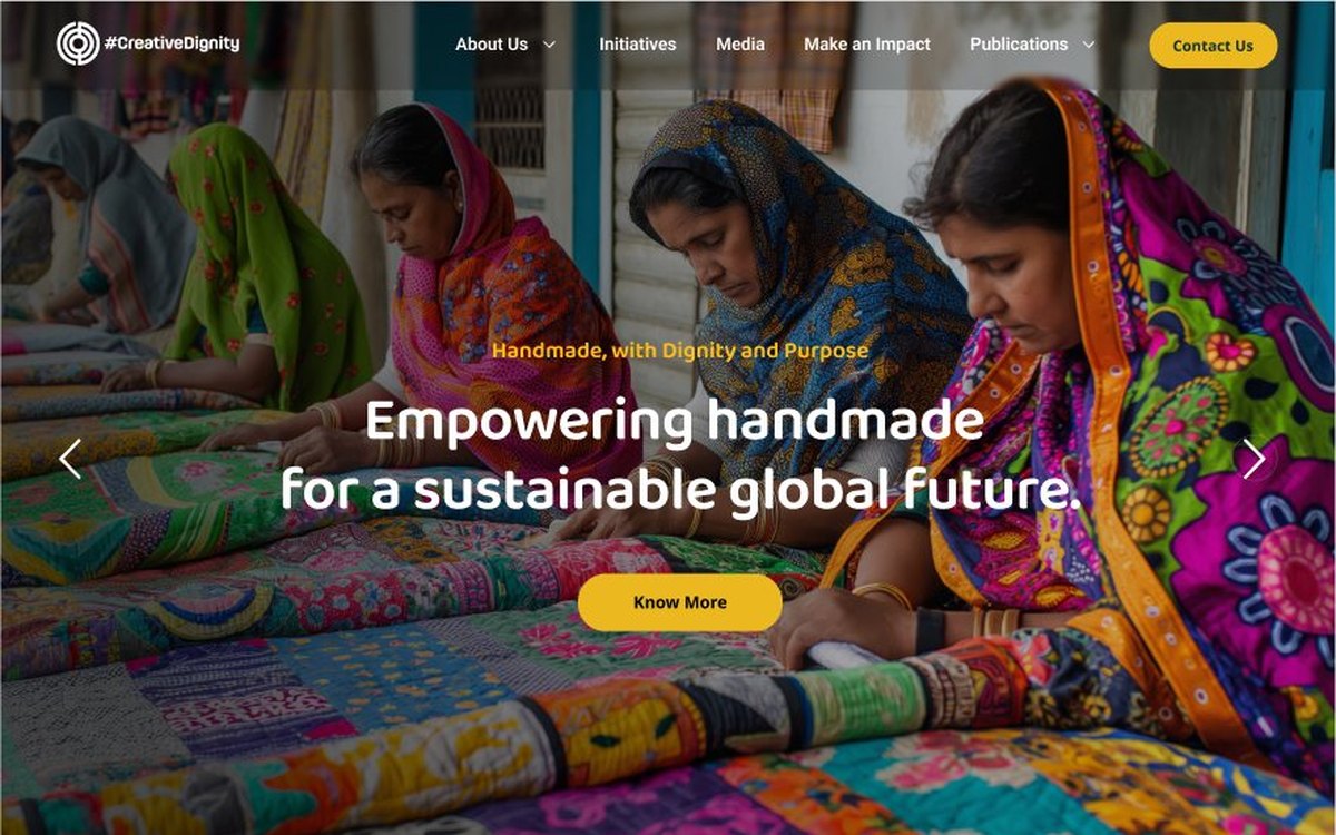 Redesigned homepage