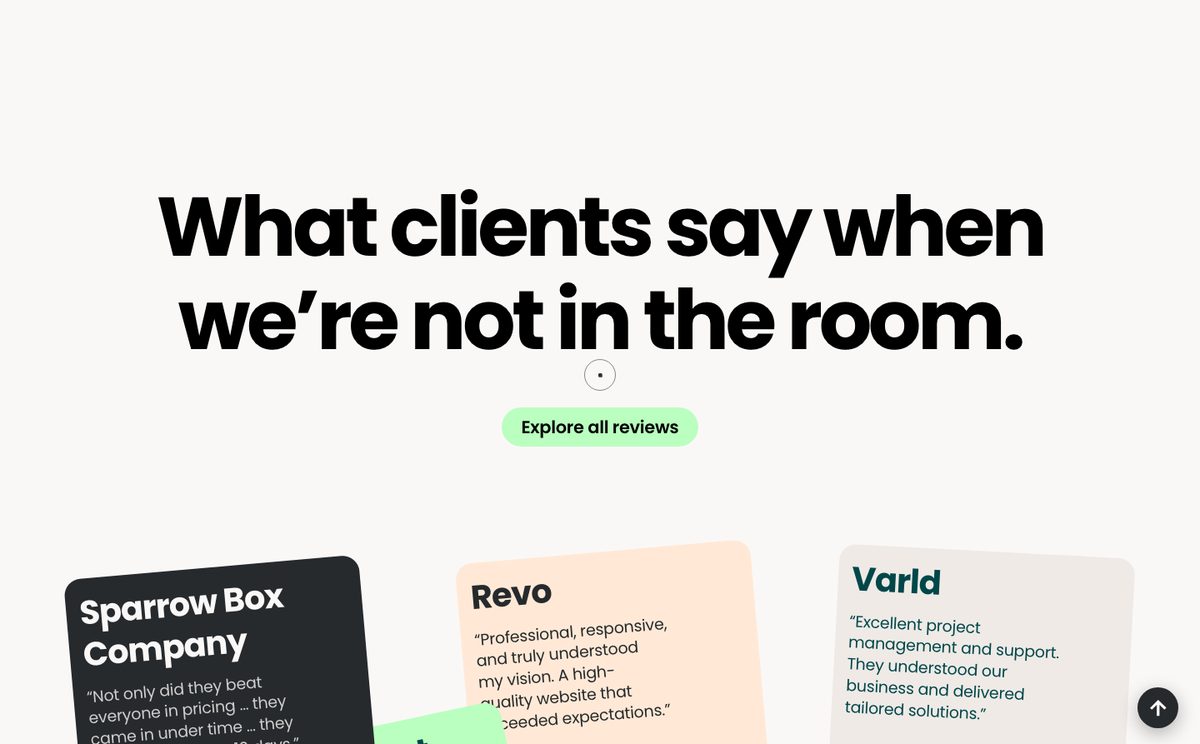 What clients say