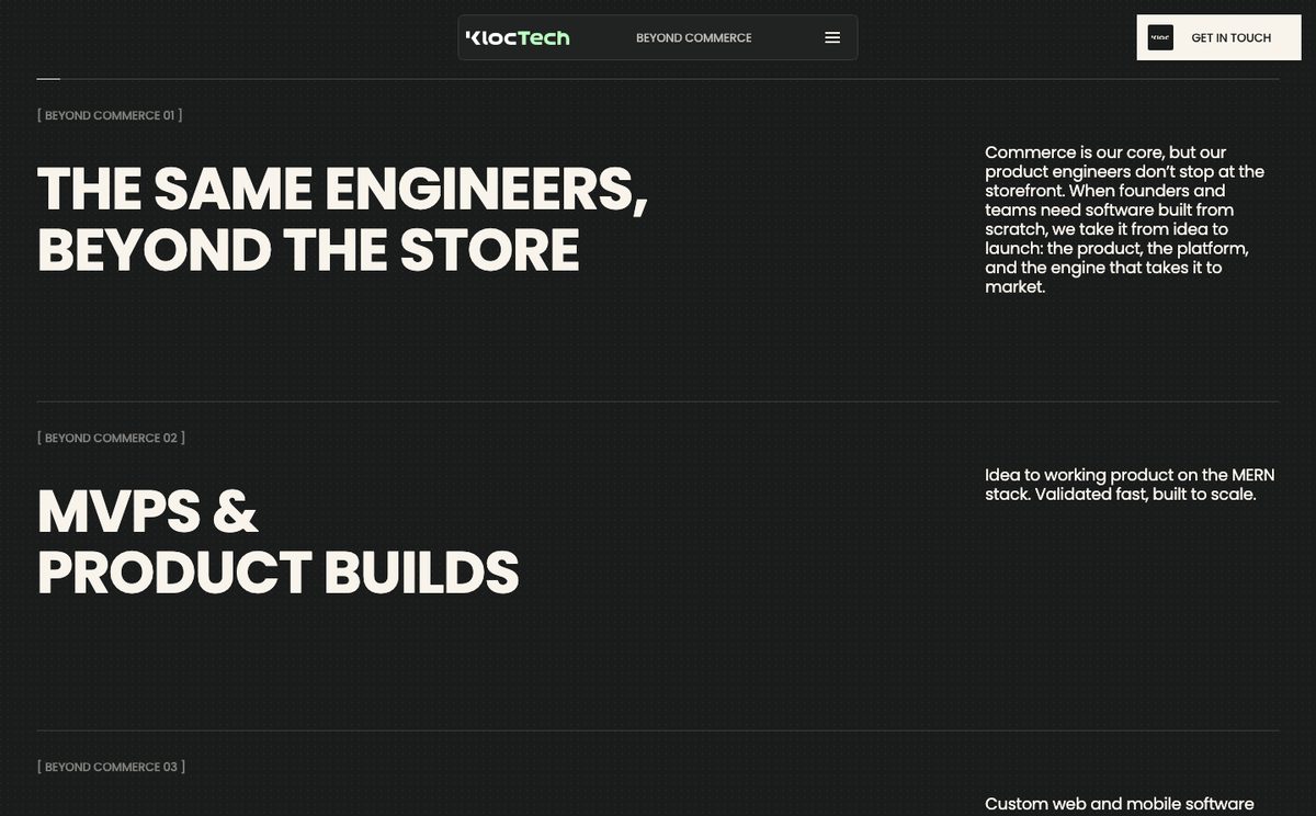 The same engineers, beyond the store