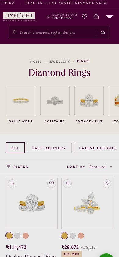 Diamond rings