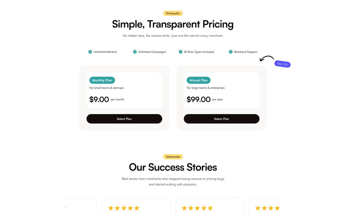 Pricing