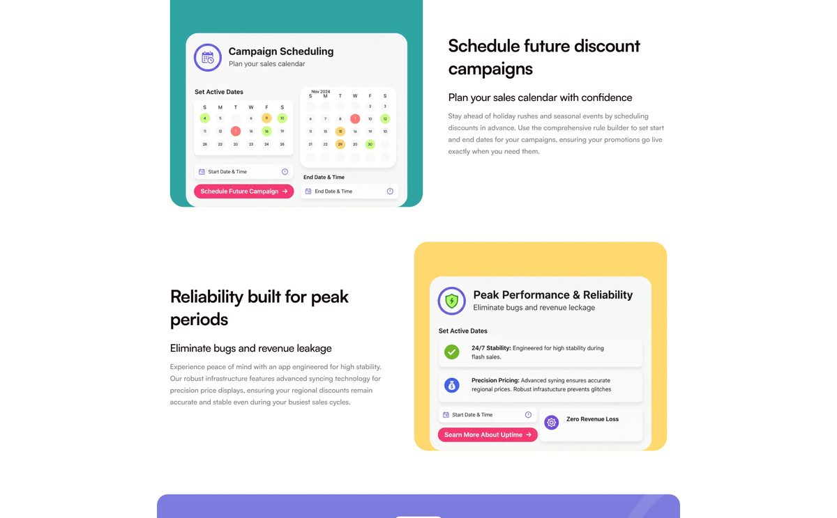 Scheduling and reliability