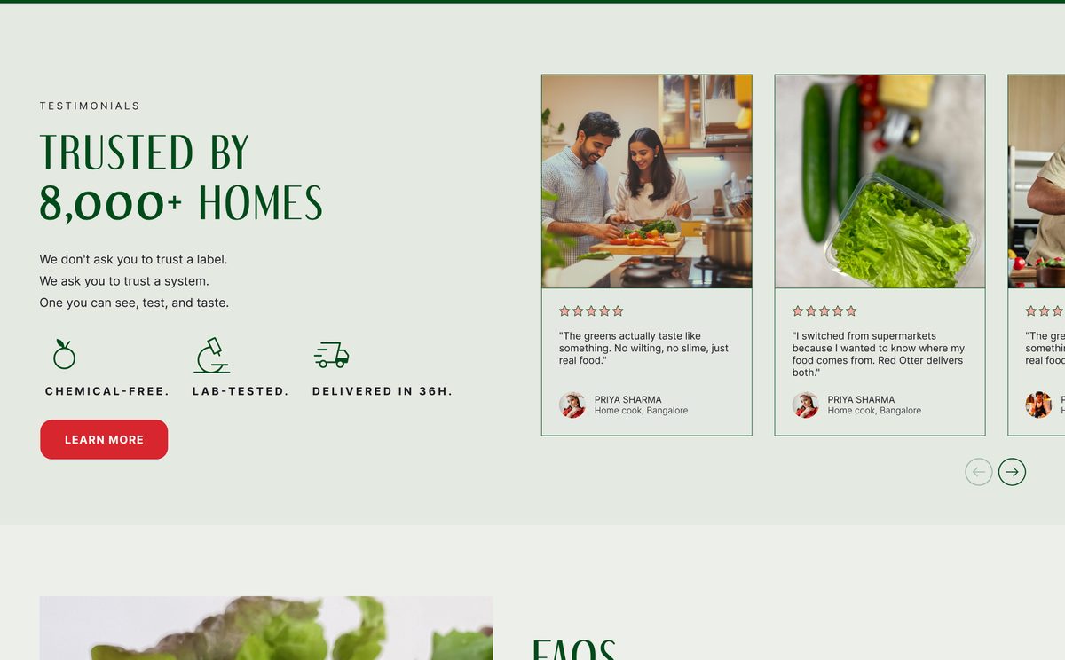 Trusted by 8,000+ homes