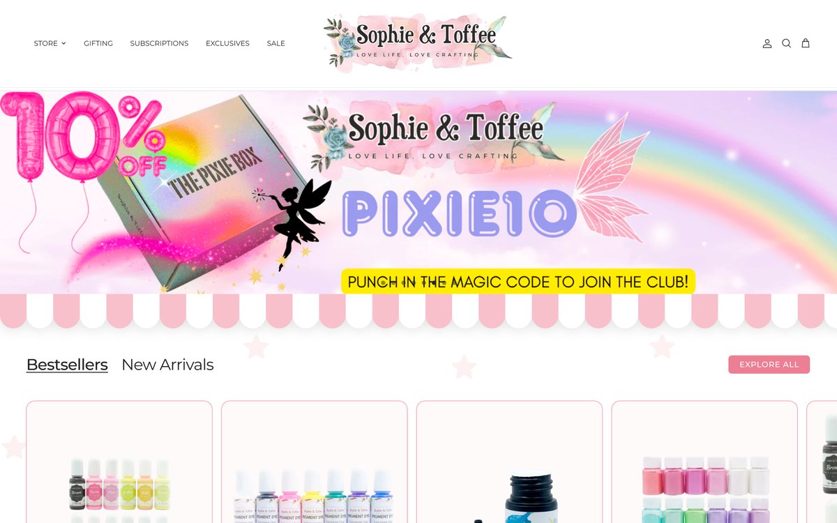 Redesigned homepage