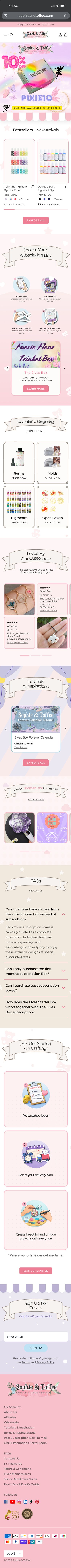 Full mobile page