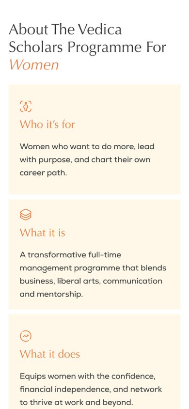 About the programme