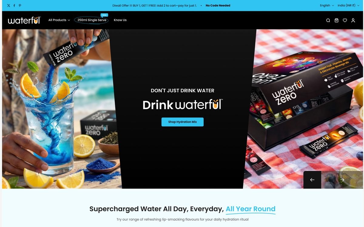 Redesigned homepage