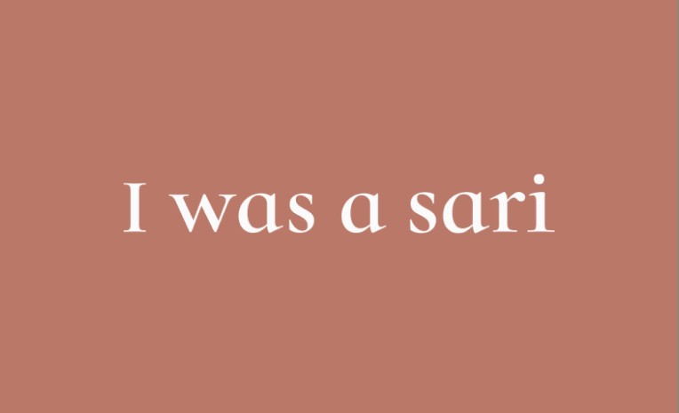 I was a sari
