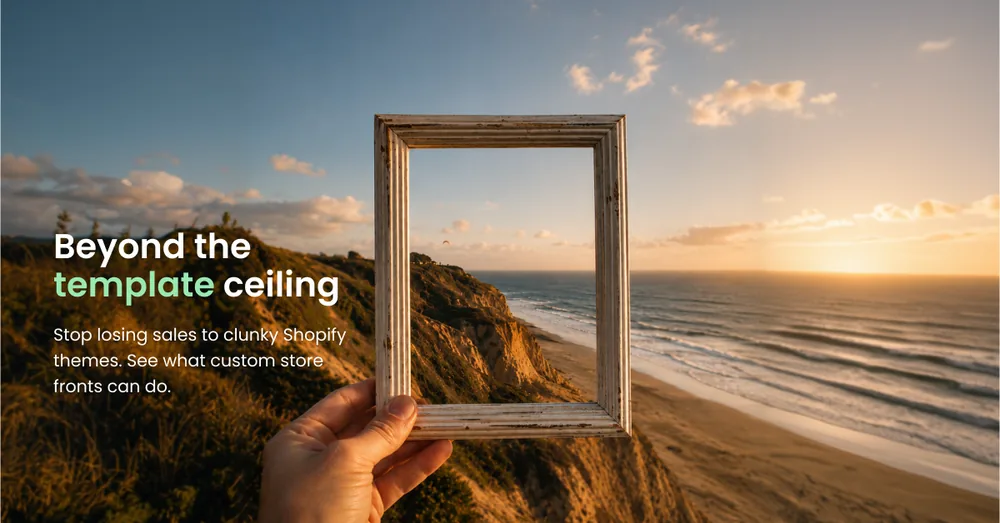 Beyond the template ceiling · Landscape