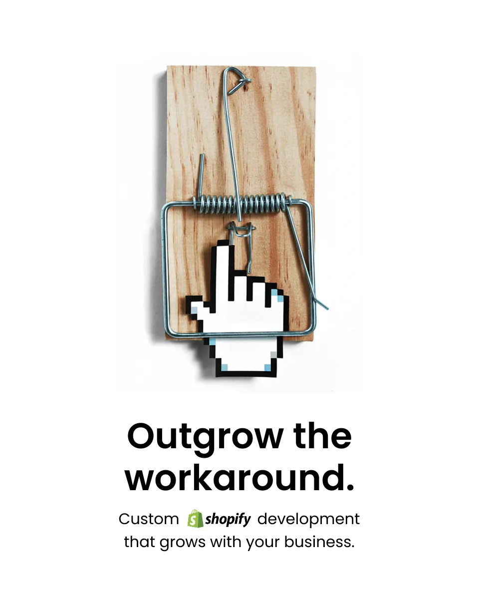 Outgrow the workaround · Portrait