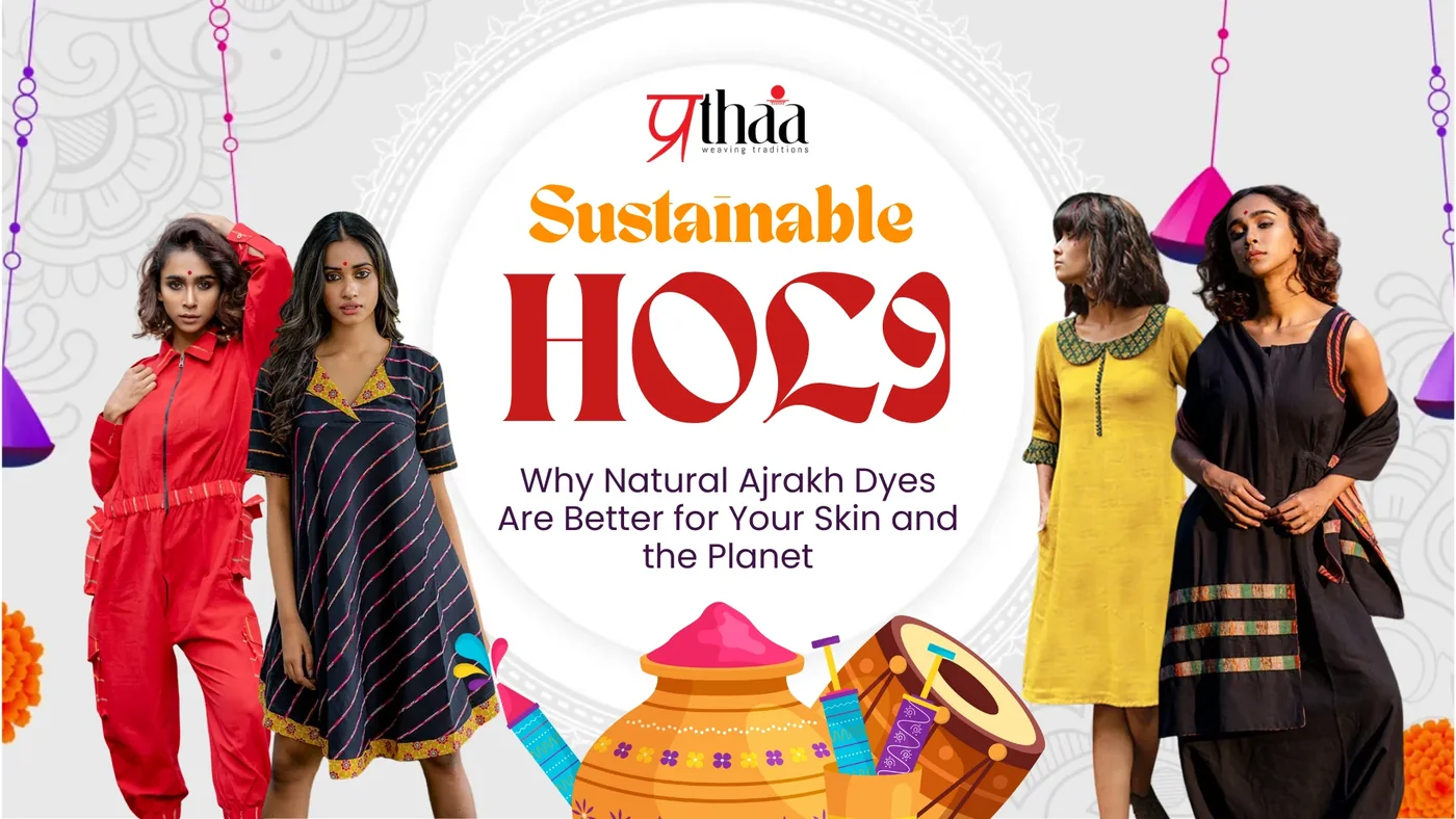 Prathaa blog header: Sustainable Holi