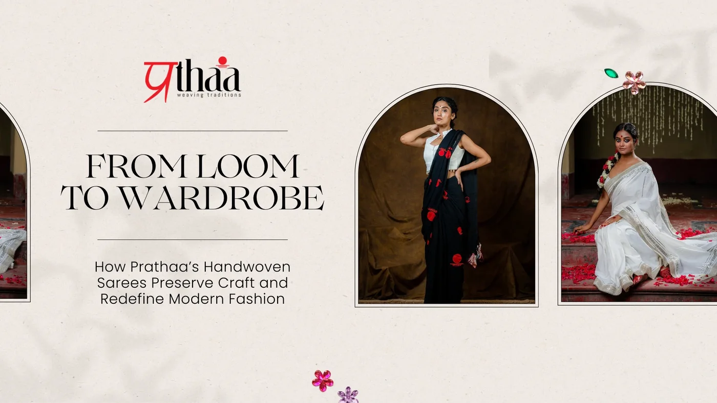 Prathaa blog header: From loom to wardrobe