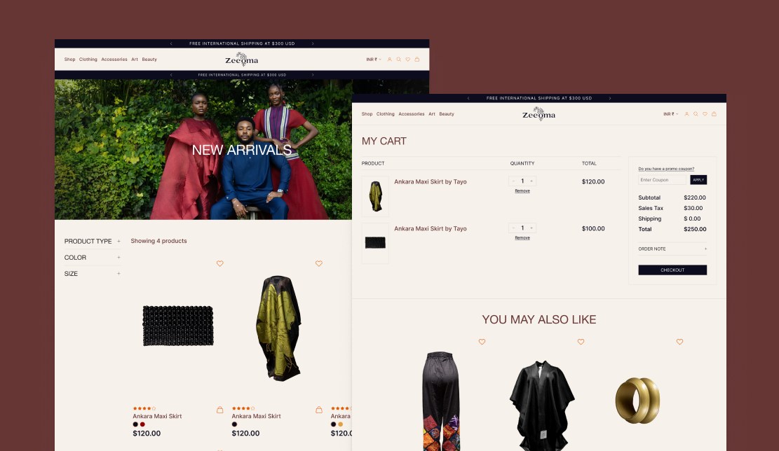 Zeeoma shop by category